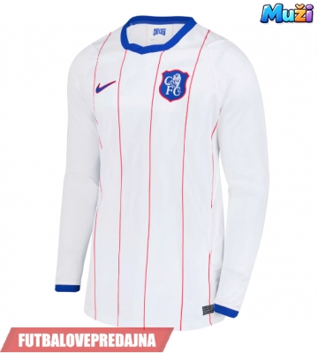 Lacne Muži Futbalové dres Chelsea 2026-27 Dlhy Rukáv - Preč